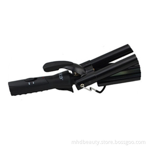 Ceramic-coated Triple Barrel Waver Iron